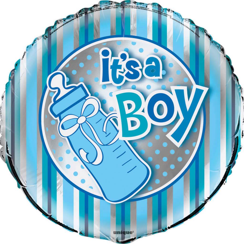 It&#39;s a Boy Bottle Foil Balloon, 18in 