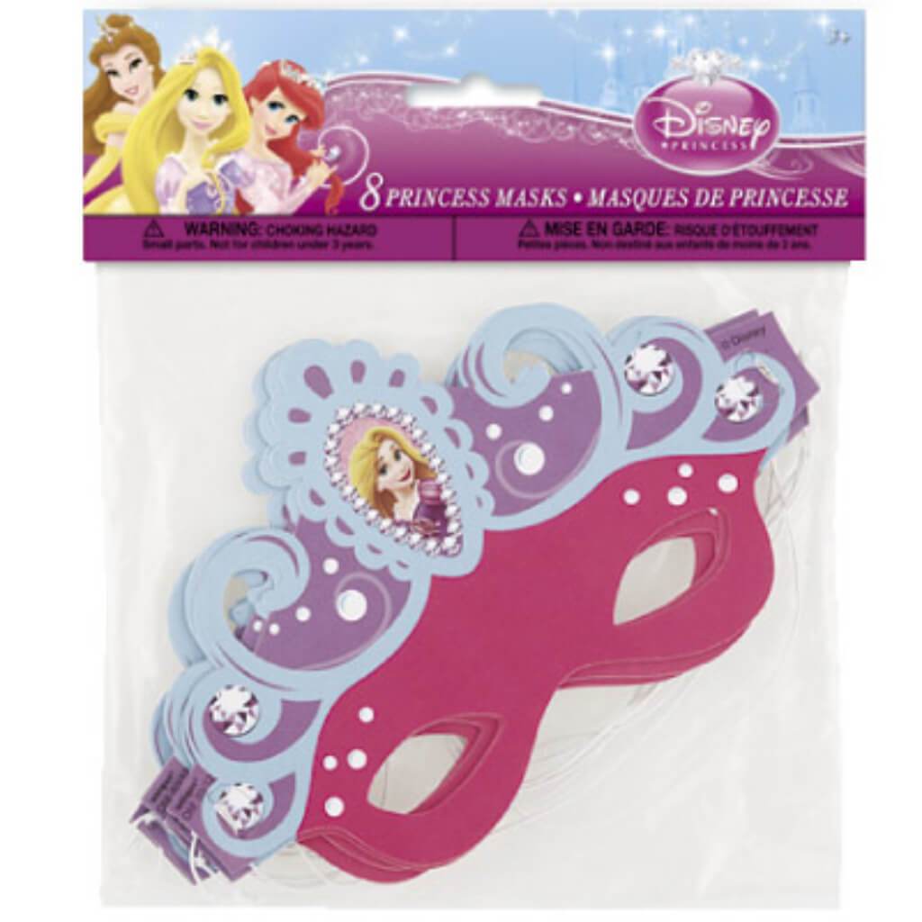 Party Masks 8ct, Disney Princess 