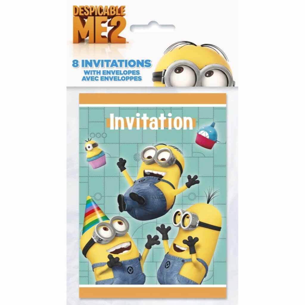 Despicable Me 2 Invitation 