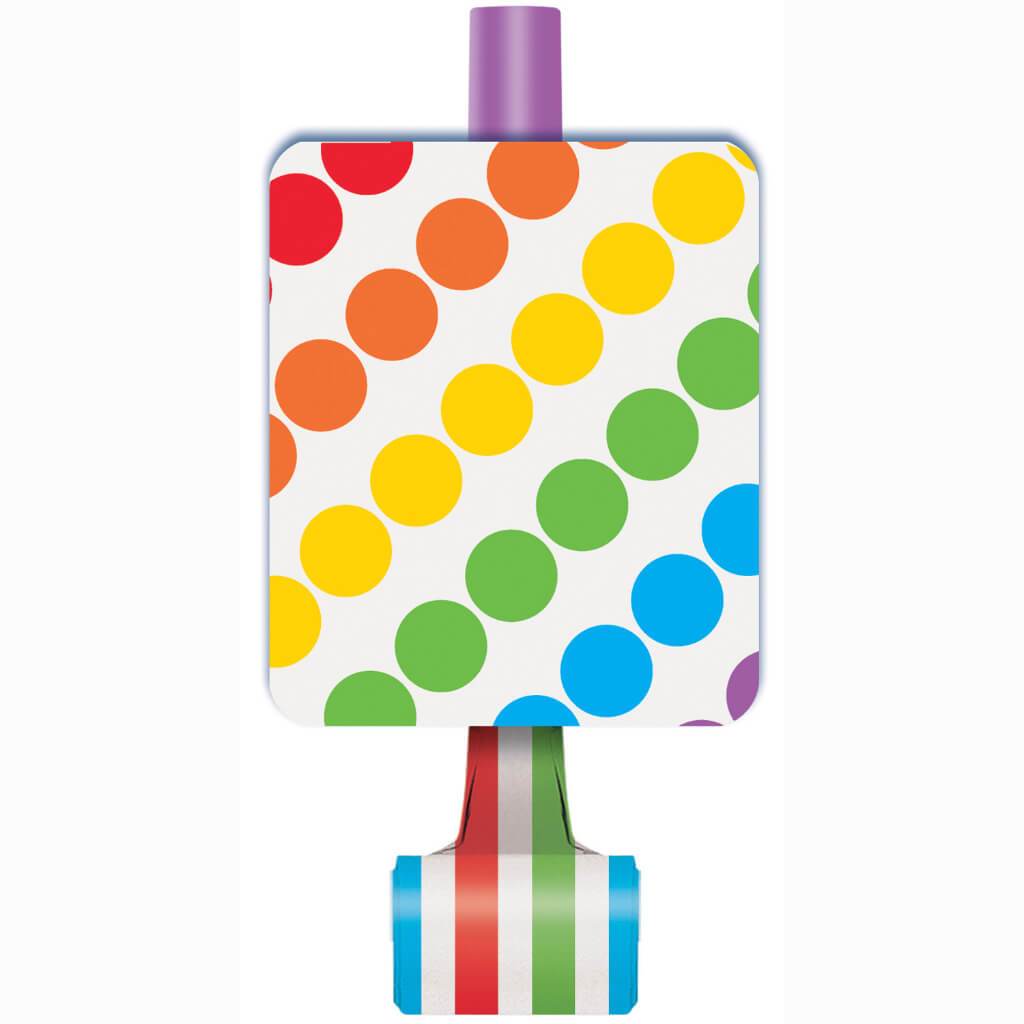 Rainbow Birthday Blowouts, 8ct 