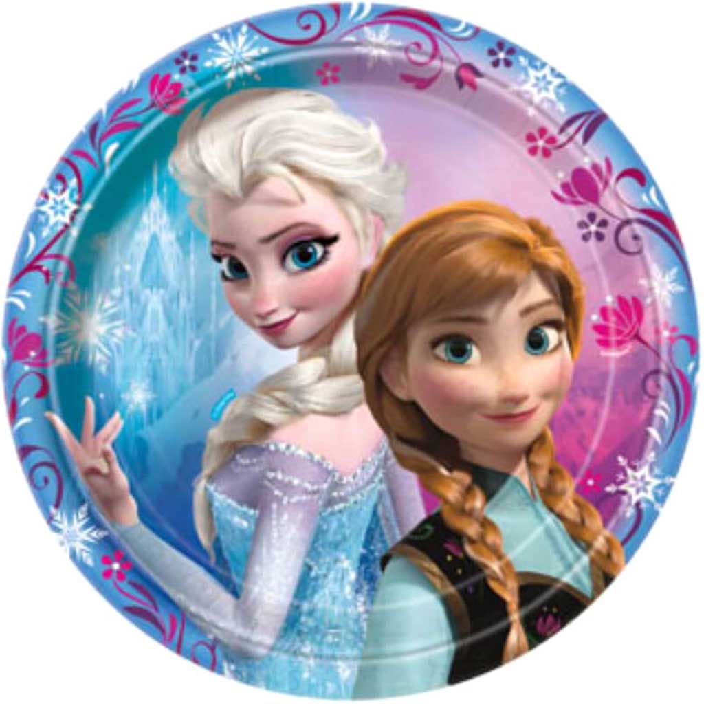 Round Dessert Plates 7in 8ct, Frozen 