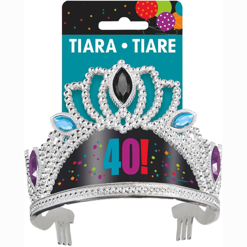 Tiara Birthday Cheer Age 40 