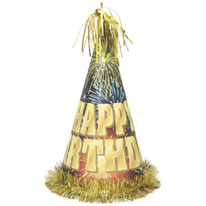 Fancy Jumbo Hat 13in, Birthday Burst 