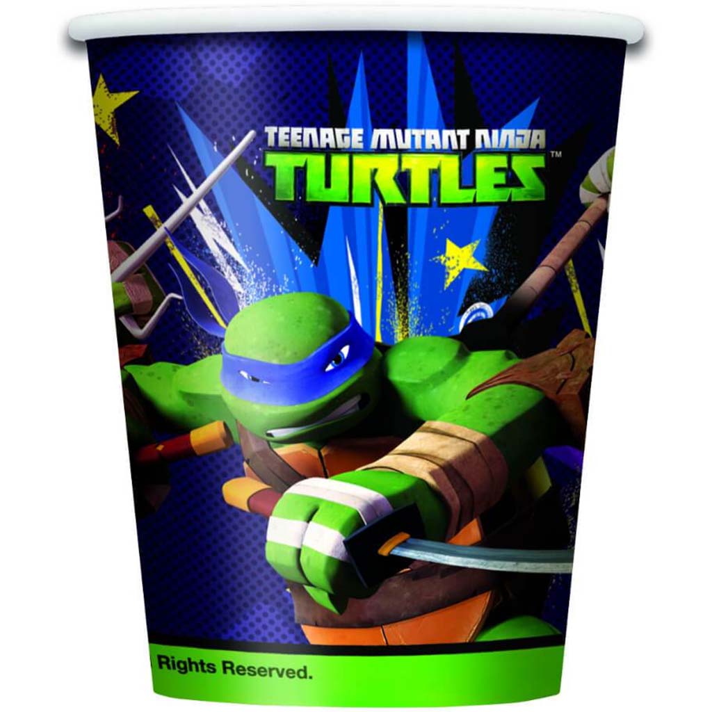 Teenage Mutant Ninja Turtles 9oz Paper Cups, 8ct 