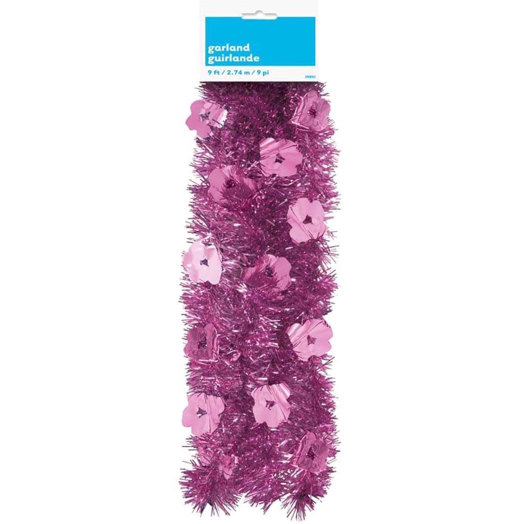 Tinsel Garland 9ft, Luau 