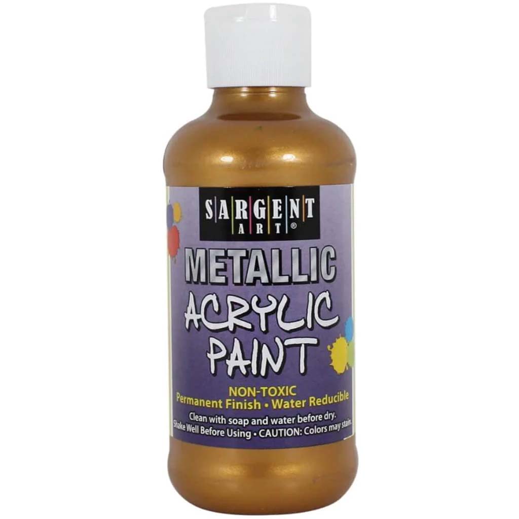 Metallic Acrylic Paints 8oz