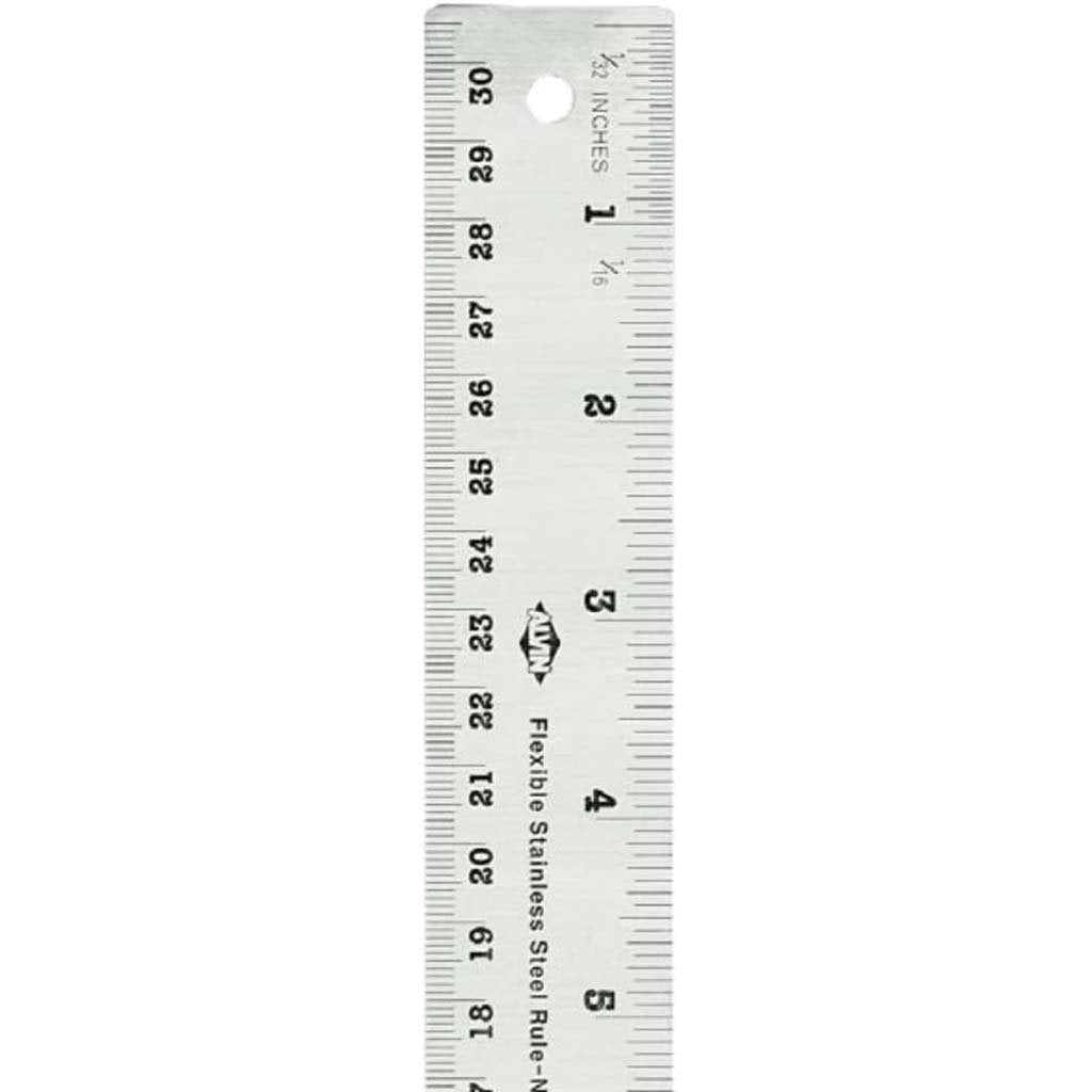 Helix® Stainless Steel Ruler, 18