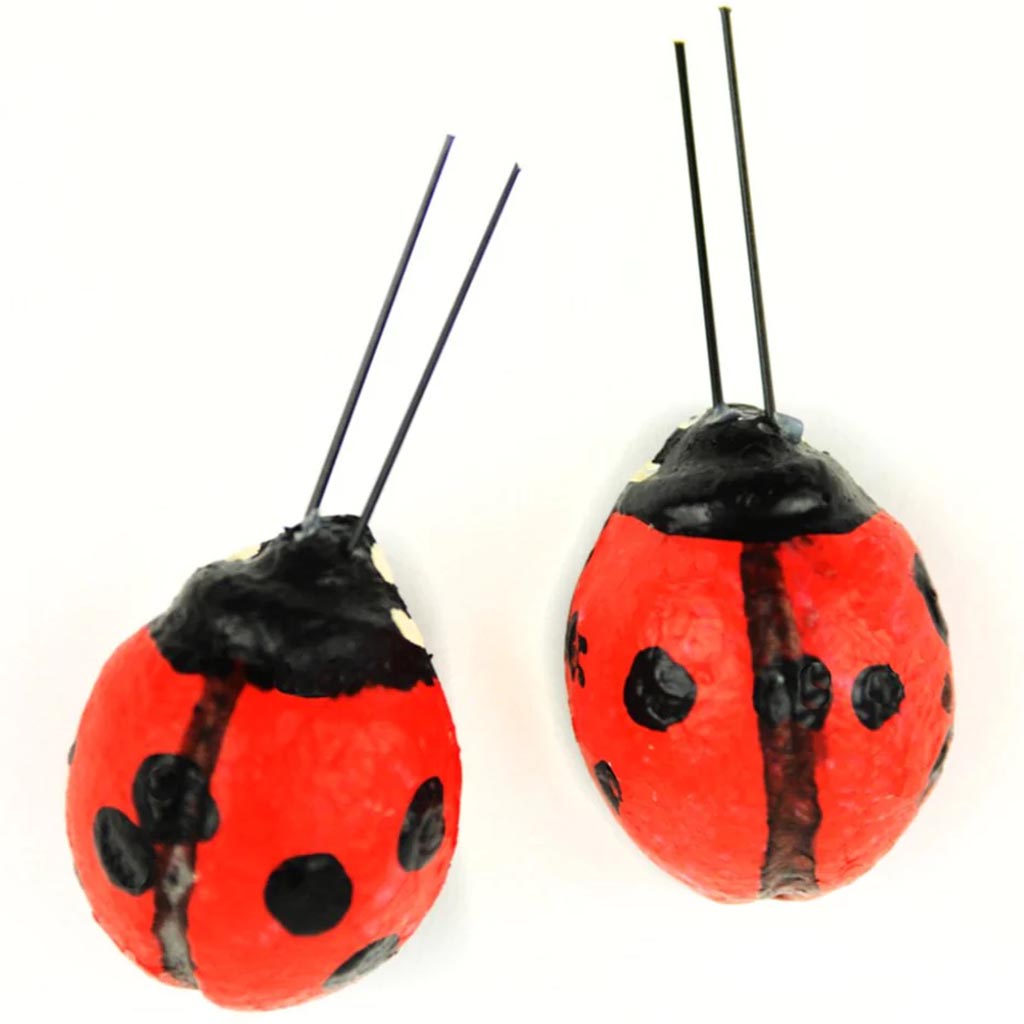 Foam Ladybug 1in Red 2Pc Red 