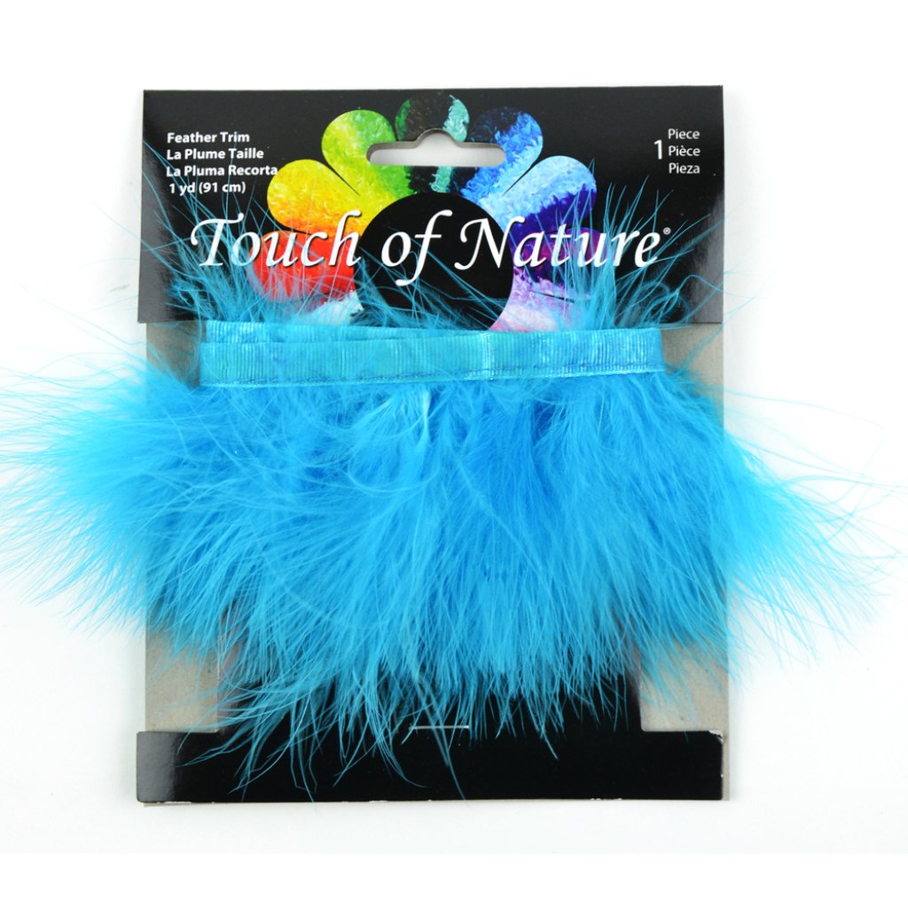 Fluffy Feather Marabou Trim Tu Rquoise Turquise 