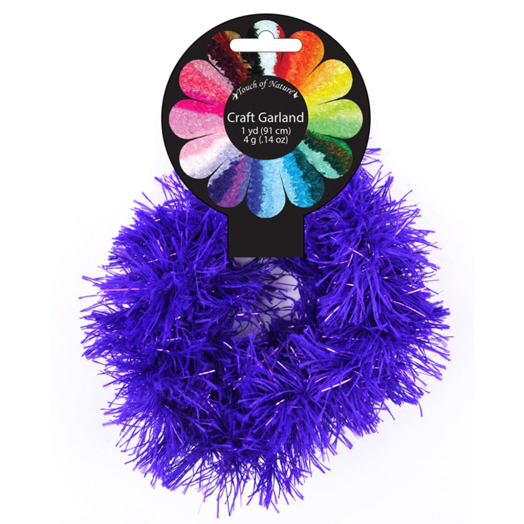 Nylon Thread Craft Garland 4G Dk Purple/Dk Pruple Metallic L Purple 