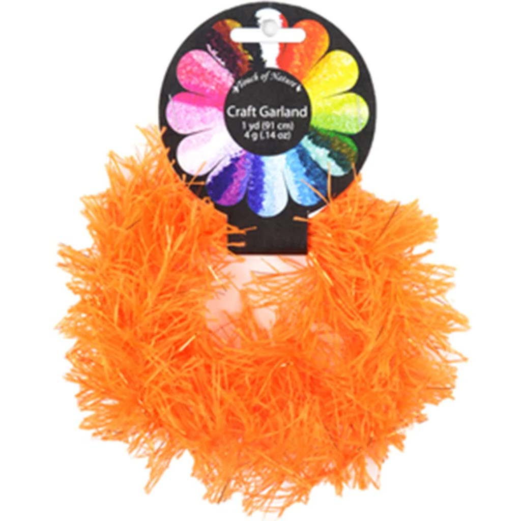 Nylon Thread Craft Garland 4G Orange/Orange Metallic Lurex 1 Orange 