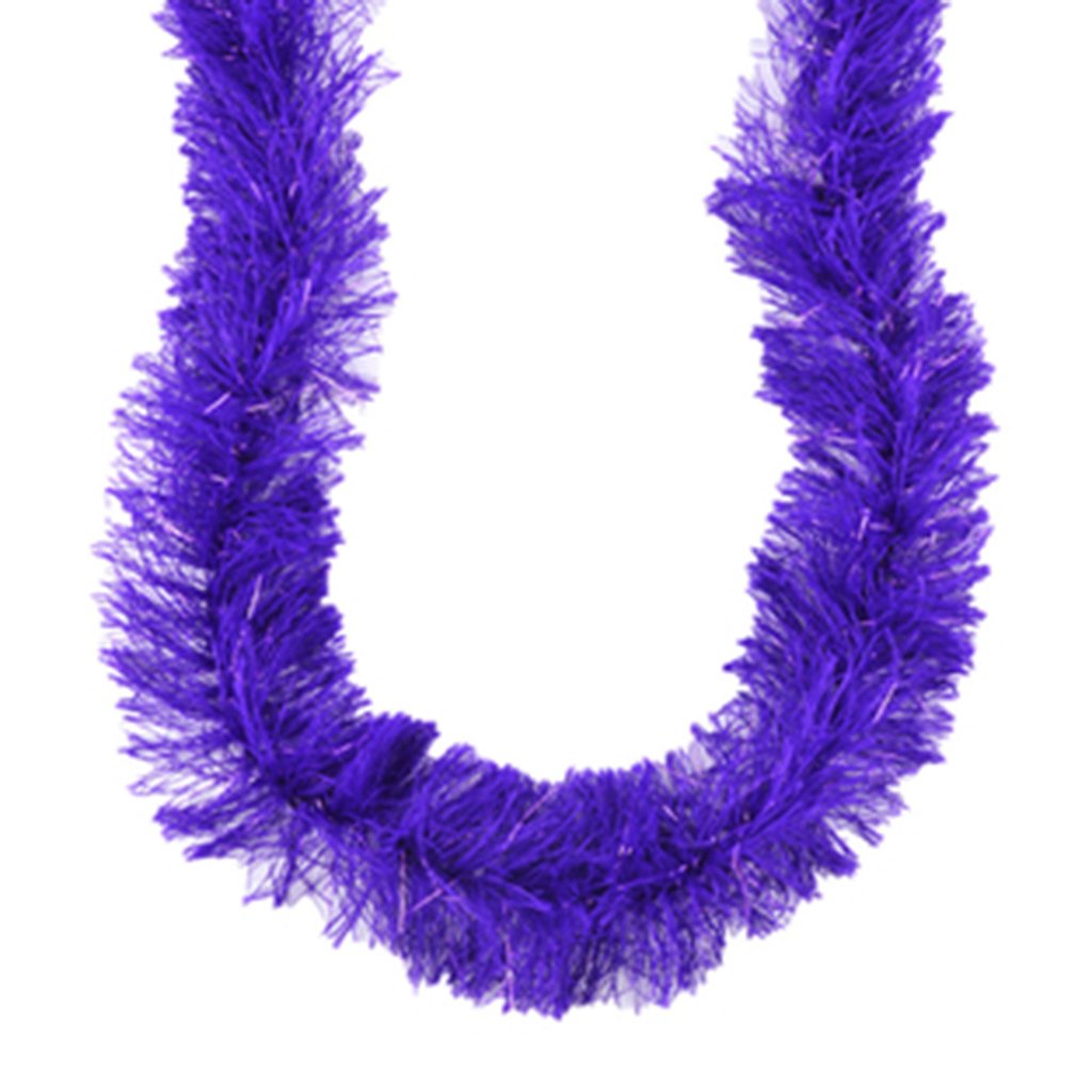 Nylon Thread Garland 28G Dk Pu Rple/Dk Purple Lurex 2Yds 1Pc Dkpurple 