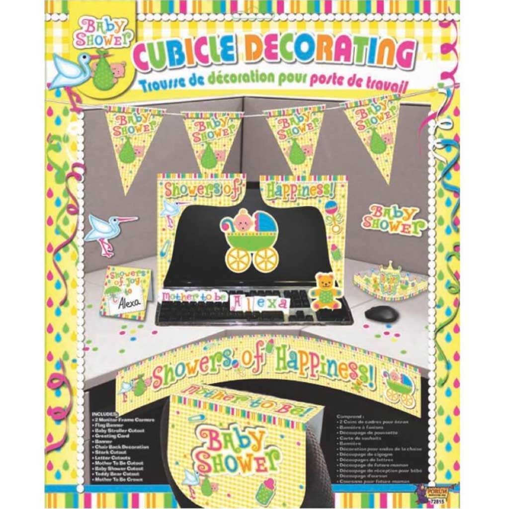 BABY SHOWER CUBICLE DECOR KIT 