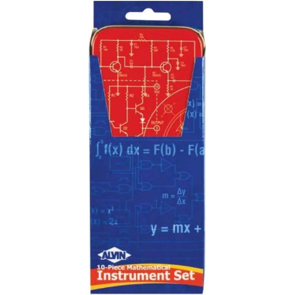 Mathematical Instrument 10 Piece Set 