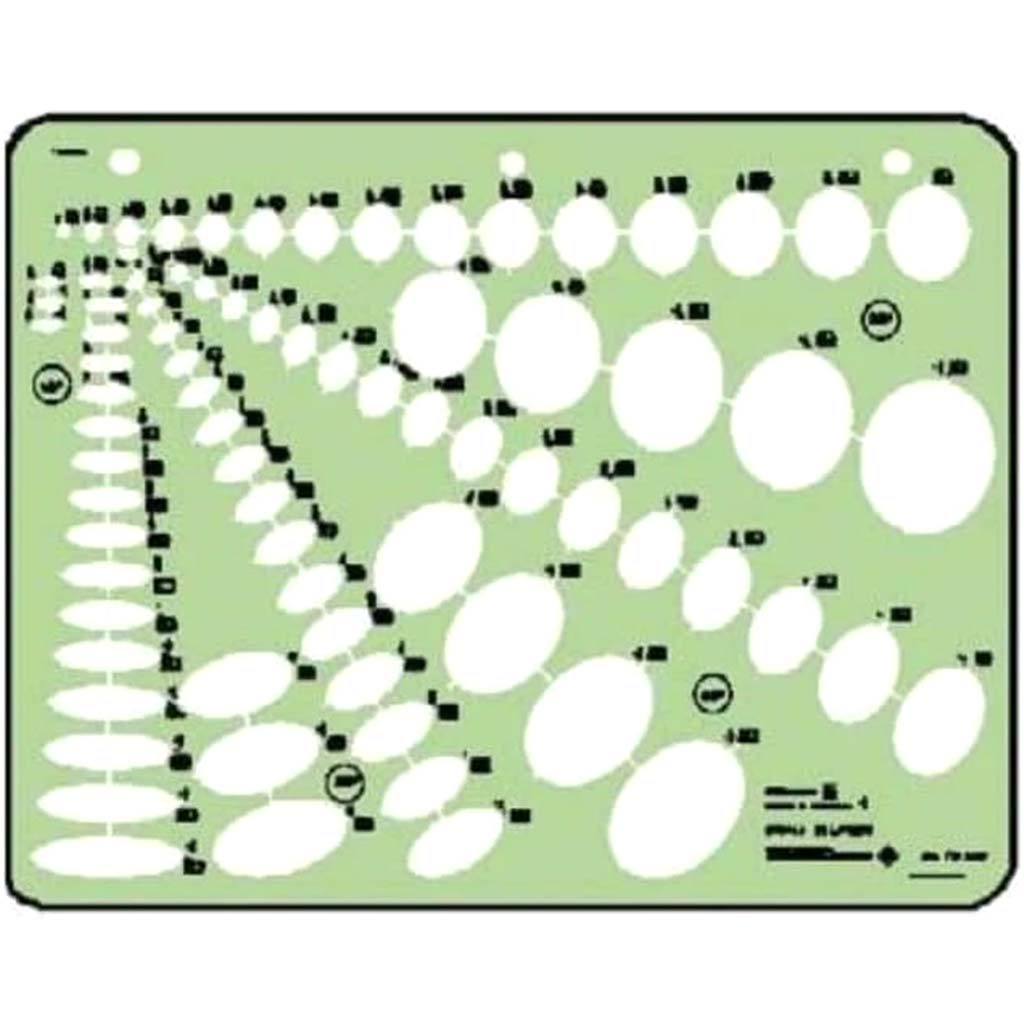 Small Ellipse Guide Template