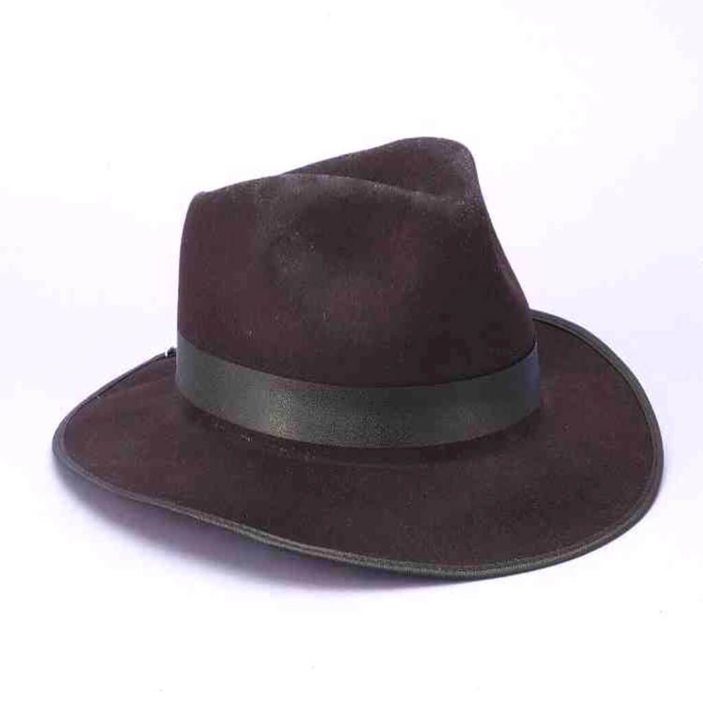 Deluxe Felt Gangster Hat Black