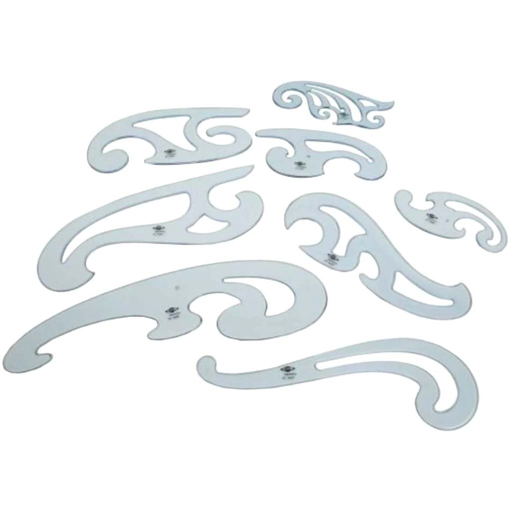 French Curve Set of 8 