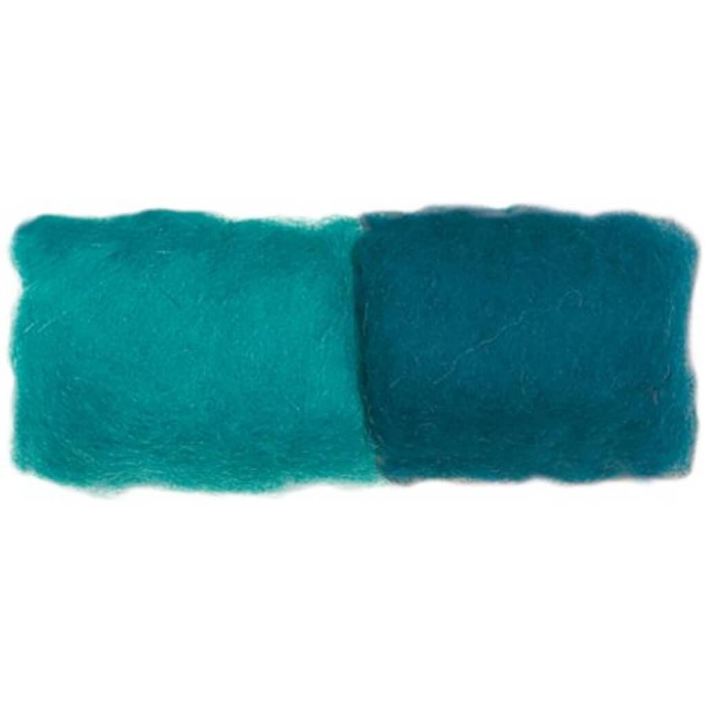 Dimensions Feltworks Roving .25oz Turquoise and Teal