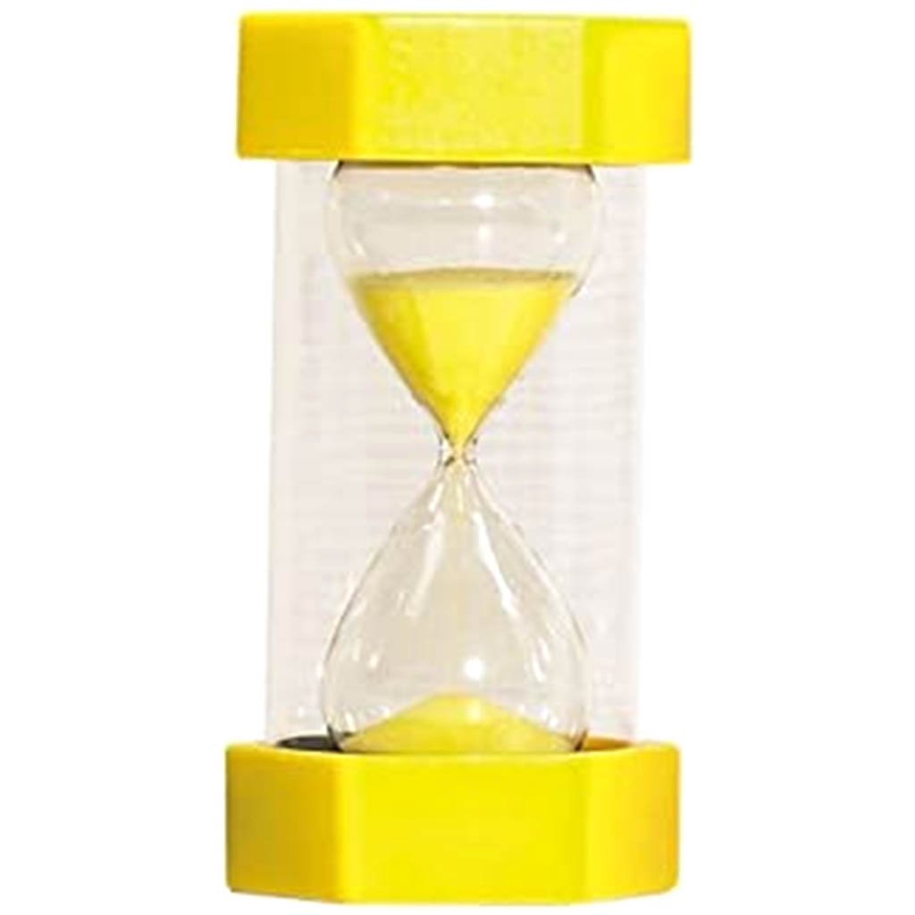 Yellow Three Minute Sand Timer