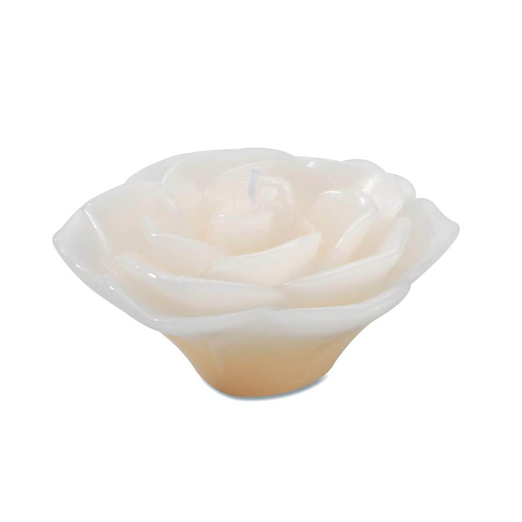 CANDLE FLOATING ROSE 3.75IN IVORY 