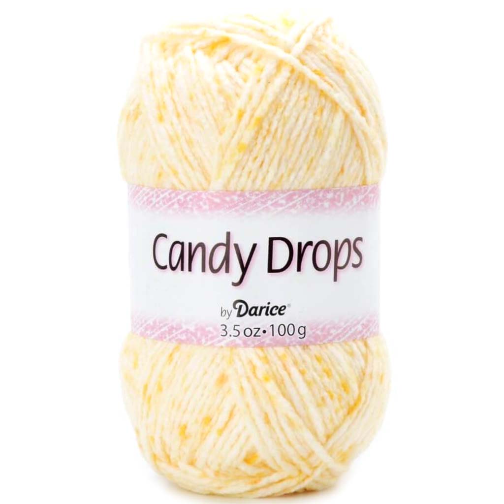 YARN CANDY DROPS LEMON 3.5OZ 