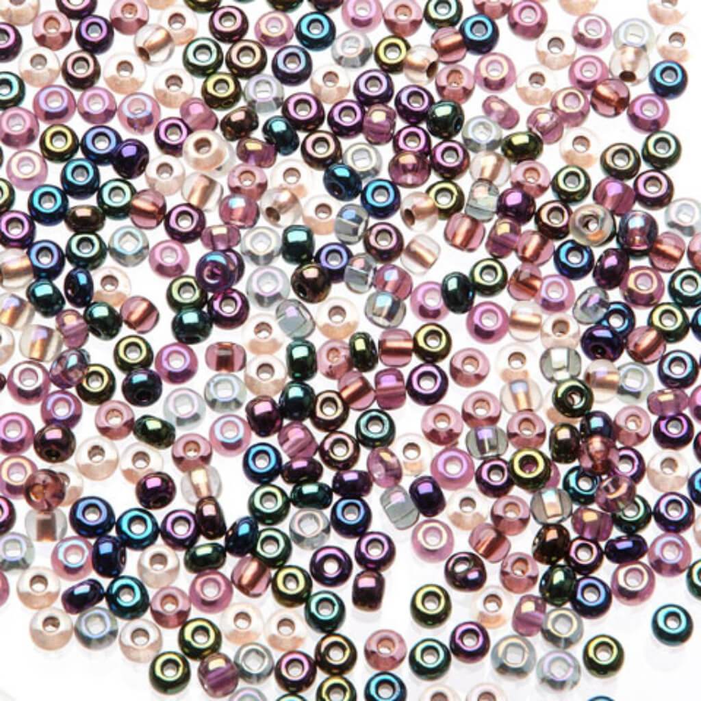 BEAD CZECH SEED METALLIC IRIDESCENT 22G 