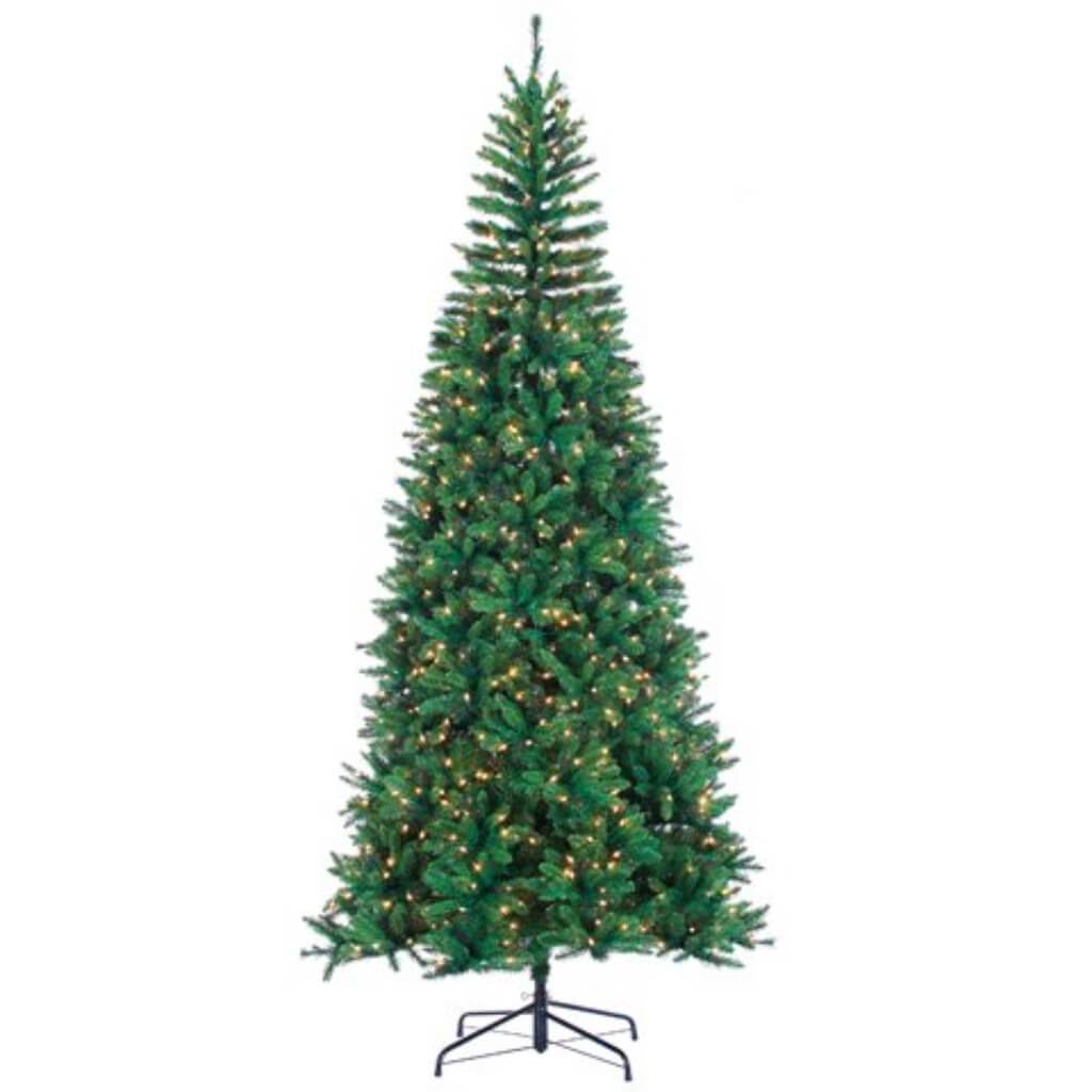 European Alta Pine Tree X1623 With 600 Smart Clear Lights On Metal Stand 