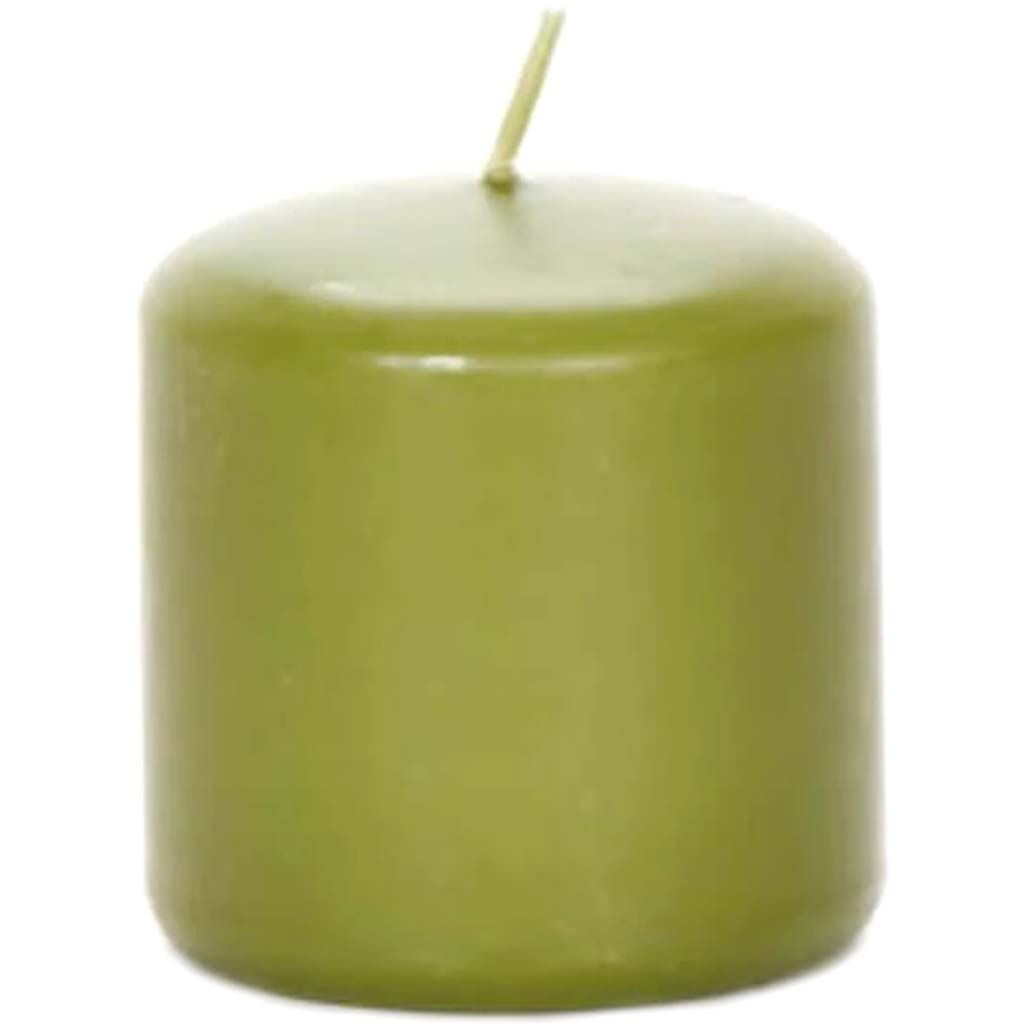 CANDLE PILLAR GREEN JASMINE 