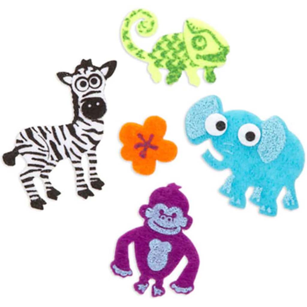 Felties Felt Stickers Jungle Animals