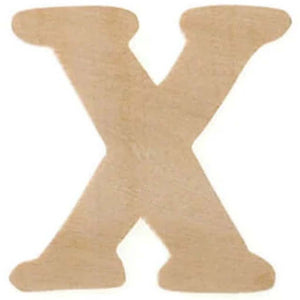 Wood Letter A 2pc/Pkg 1.5in