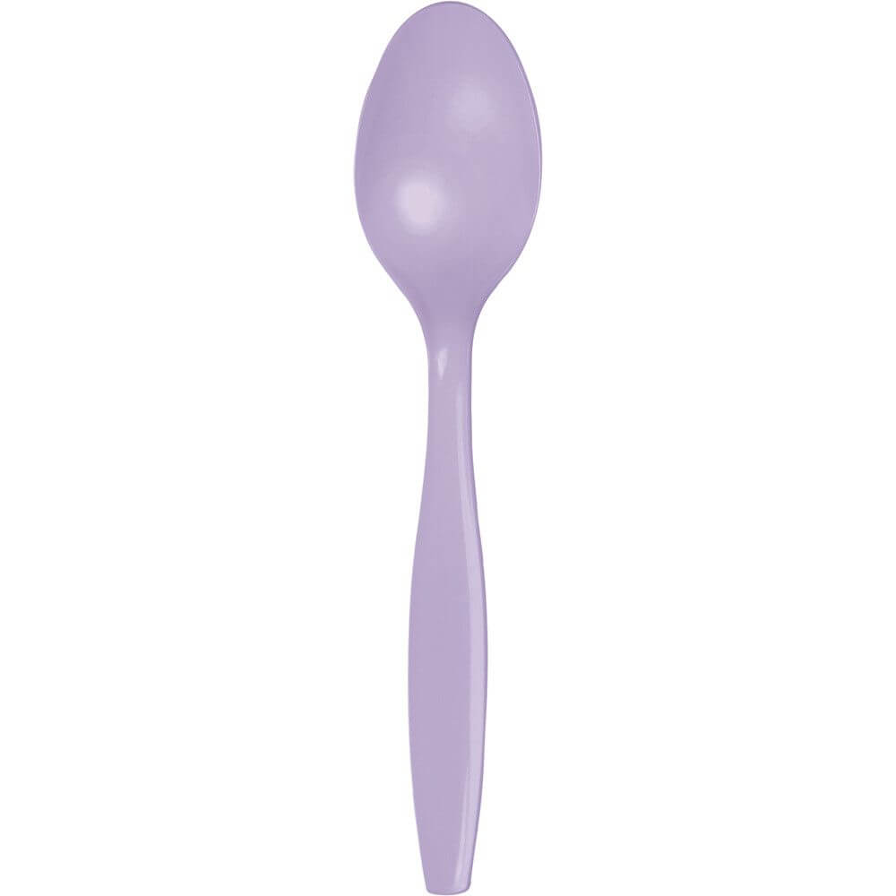 Premium Cutlery Spoon 24ct, Luscious Lavender 