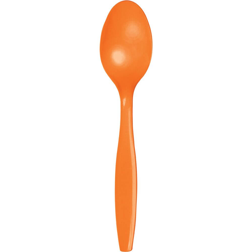 Pemium Cutlery Spoon 24ct, Sunkissed Orange 