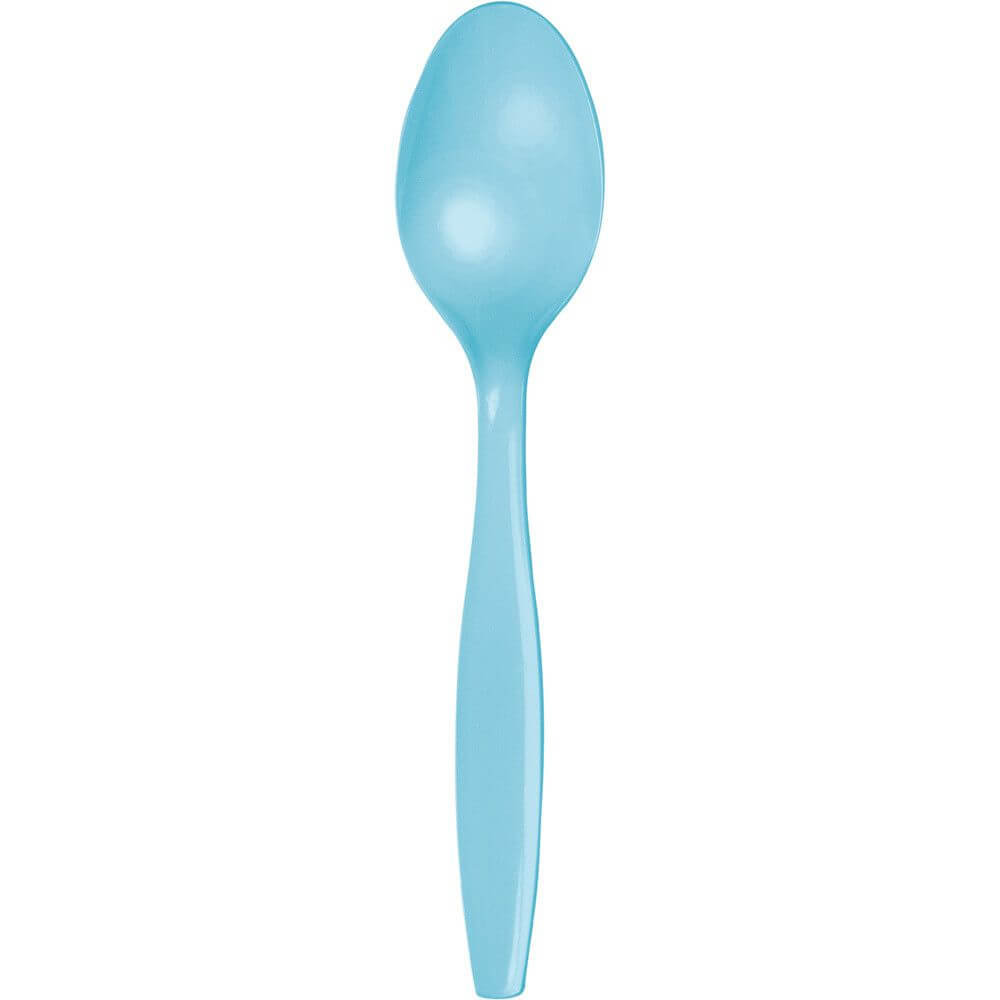 Pemium Cutlery Spoon 24ct, Pastel Blue 