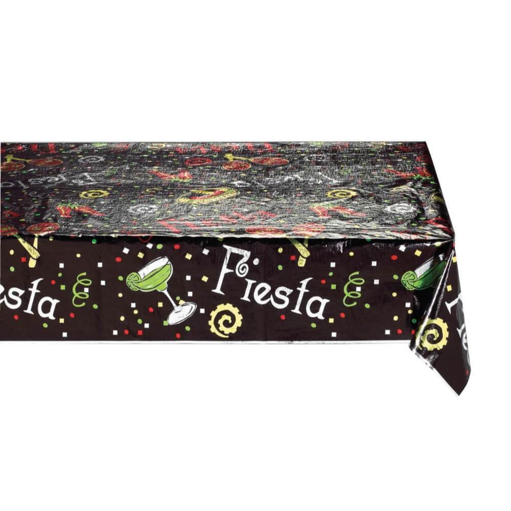 Plastic Tablecover Fiesta Metallic 