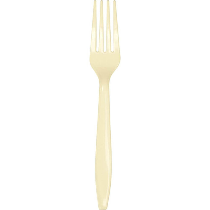 Premium Cutlery Fork 24ct, Ivory 