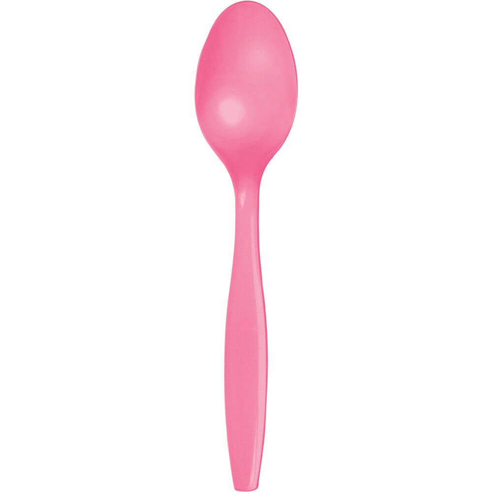 Pemium Cutlery Spoon 24ct, Candy Pink 