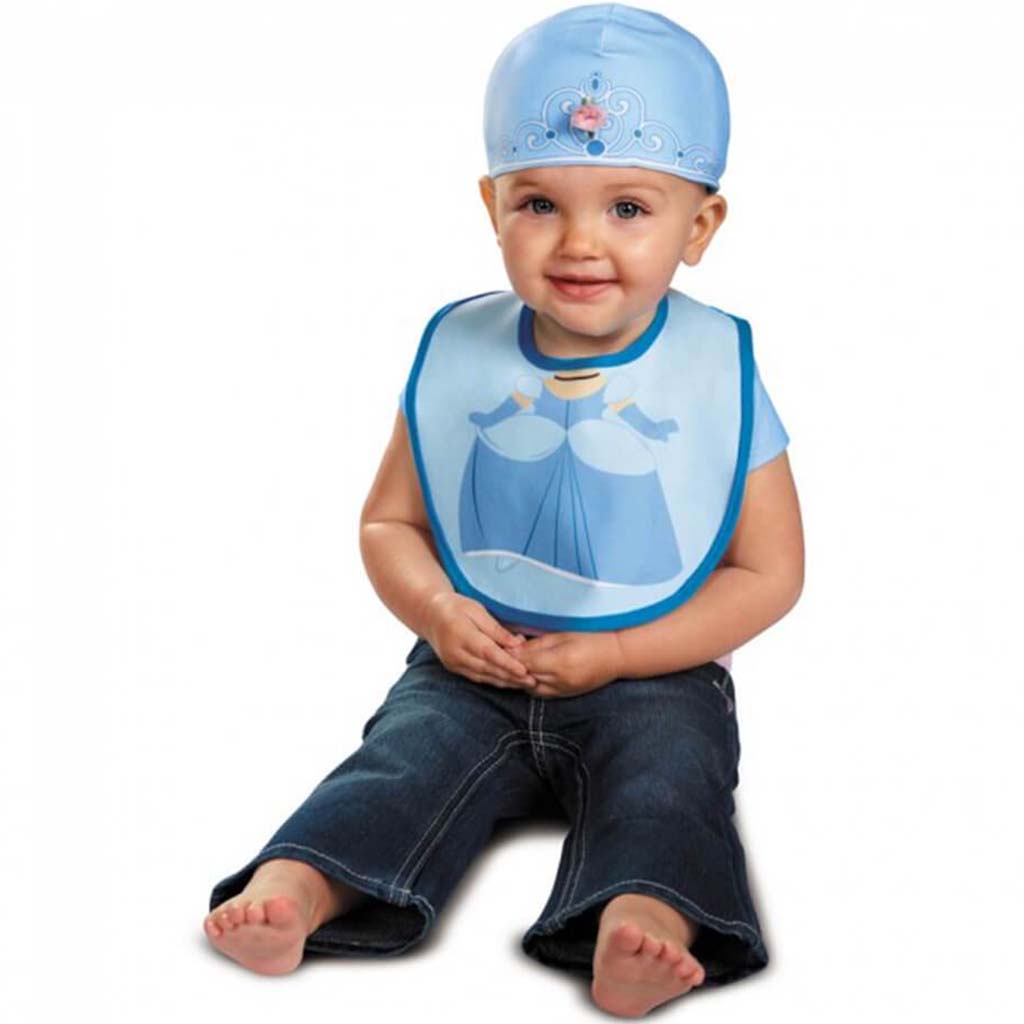 Cinderella Bib And Hat (0-6M) 