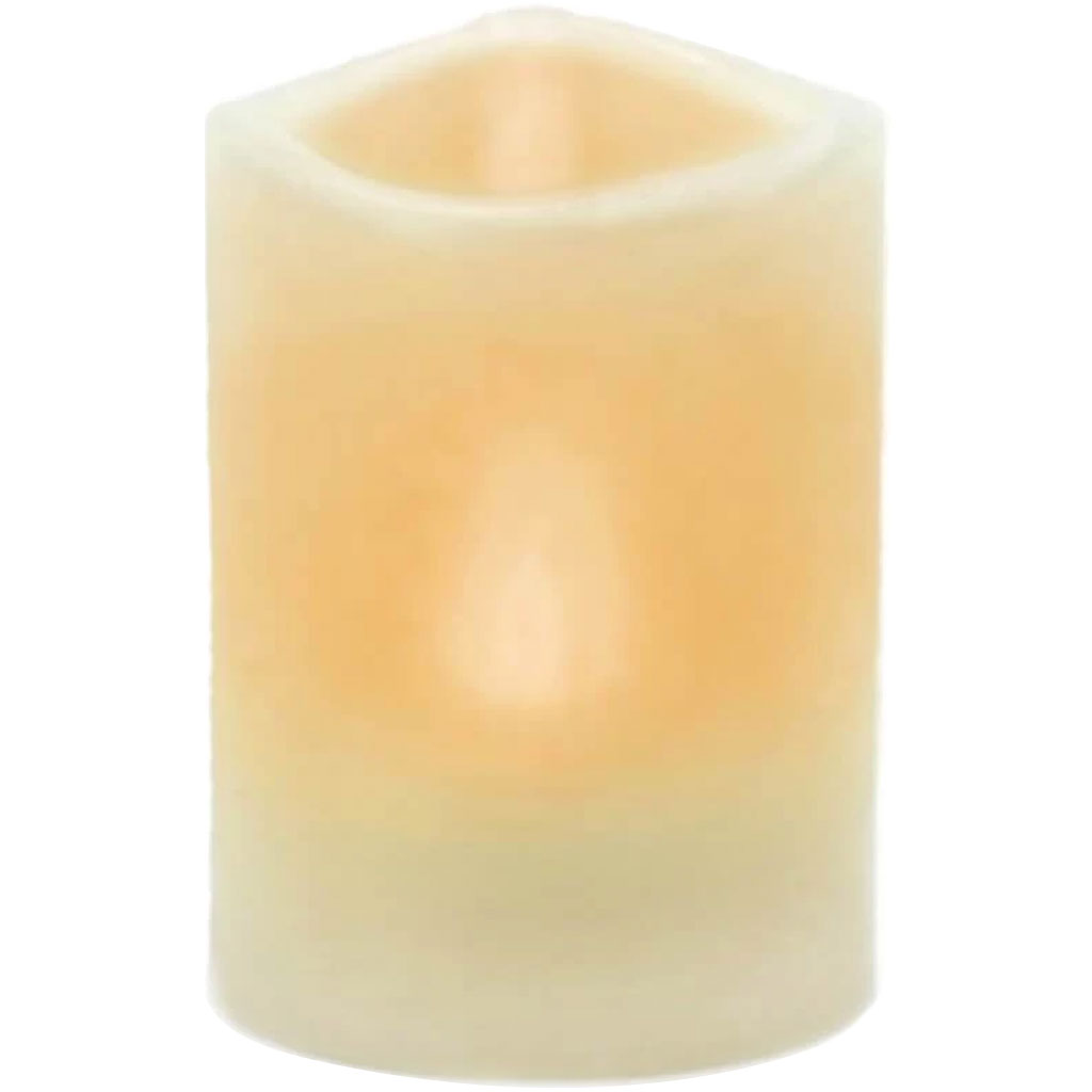 LED Votive Candle with Timer Dark Ivory 2 x 2.8 inches 