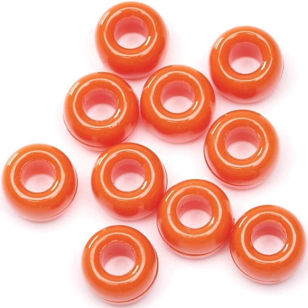 BEAD PONY ORANGE 480PC 9MM 