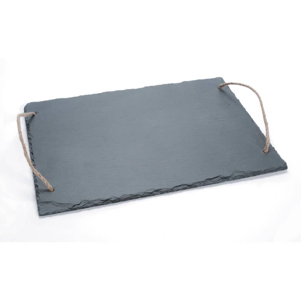 TRAY SLATE WITH JUTE HANGER 