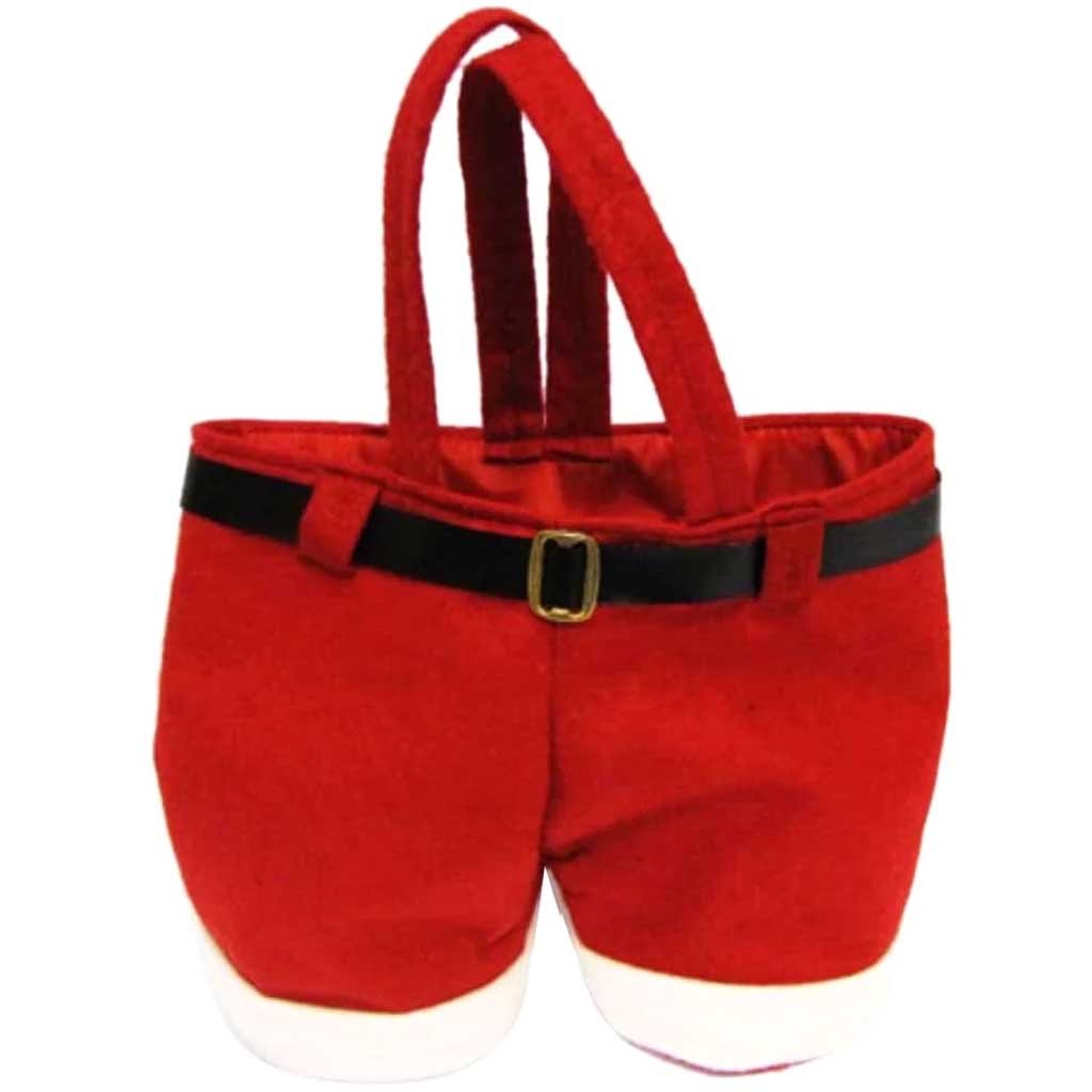 Santa Pants Felt Bag 