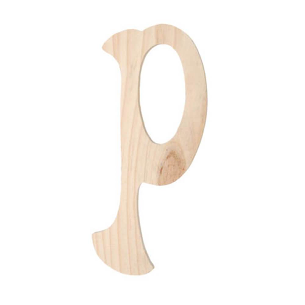 Wood Letter Special Font 6in