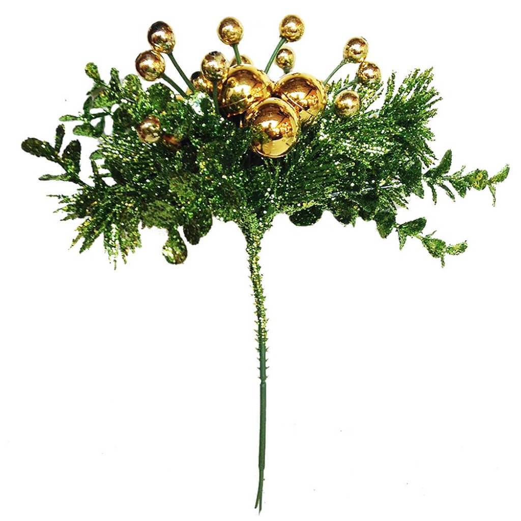 Gold Ball Pine Eucalyptus Pick 