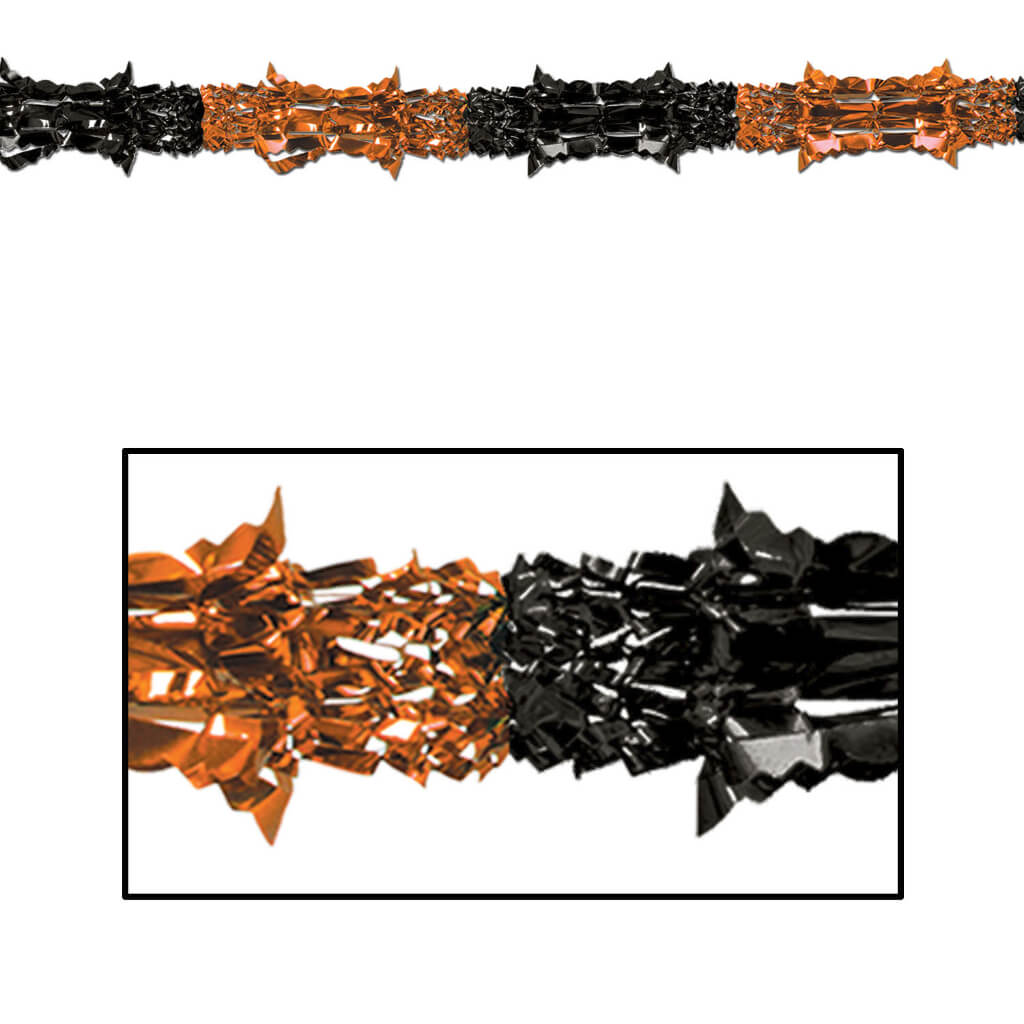 Metallic Garland Orange/Balck 