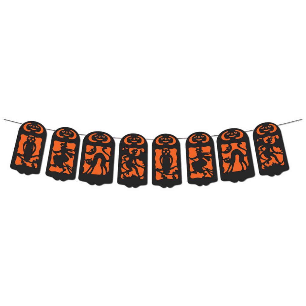 String Banner Halloween 12ft x 7in 