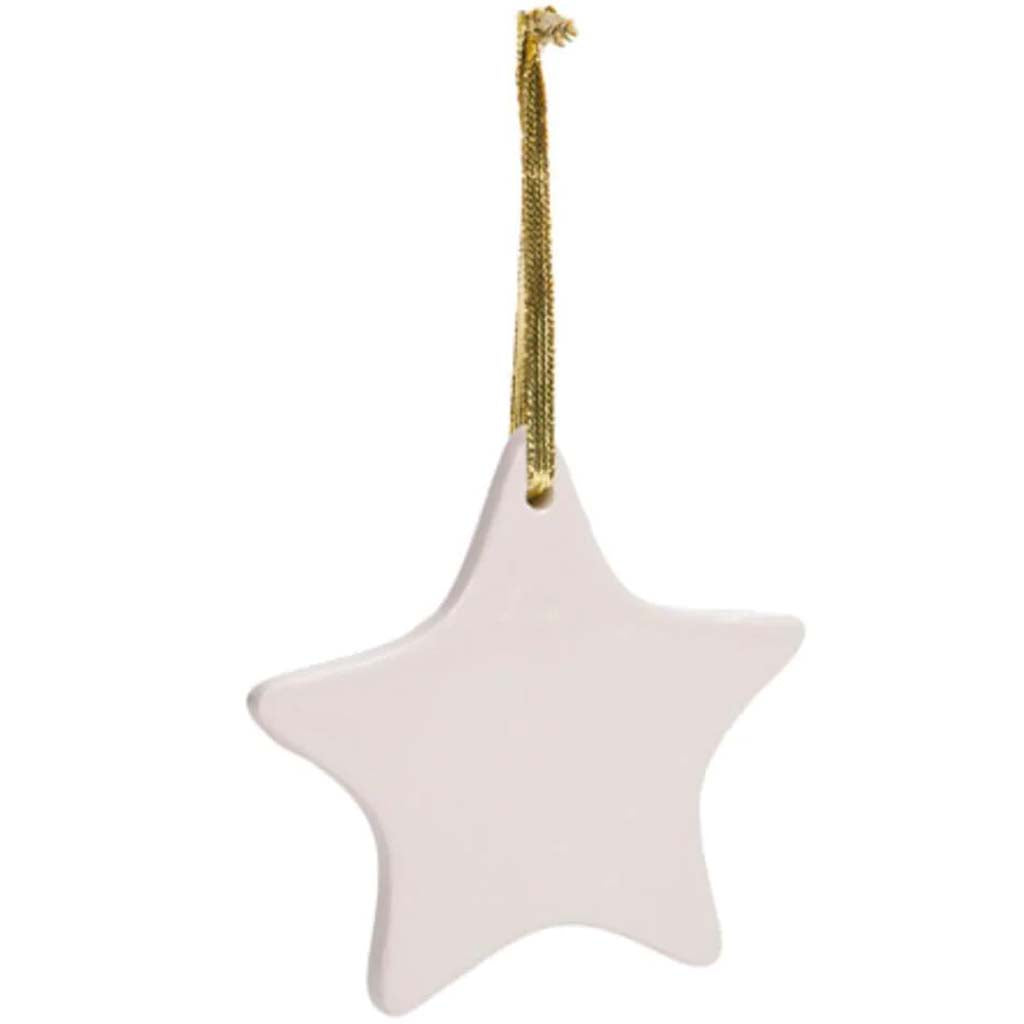 Star Porcelain Ornament 