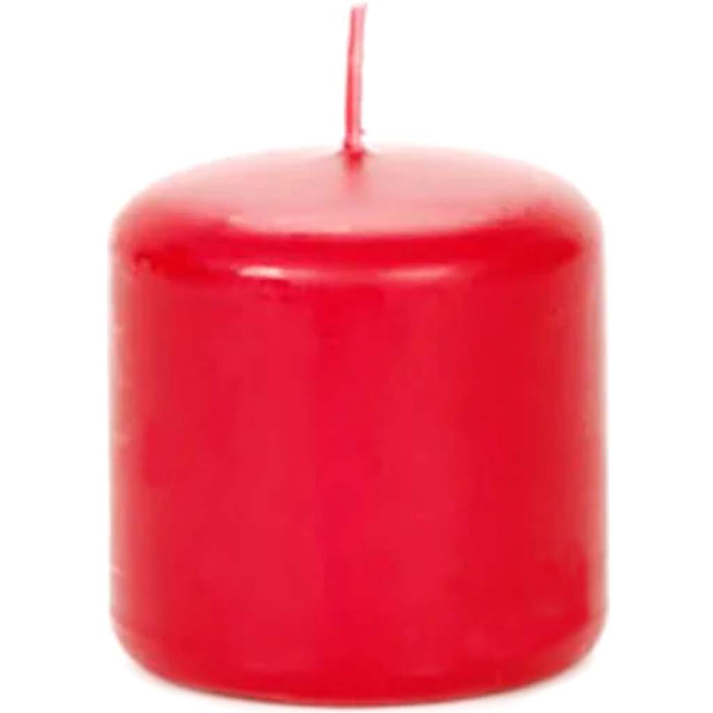 Pillar Candle Red Cinnamon Scented 2.8 x 2.8 inches 