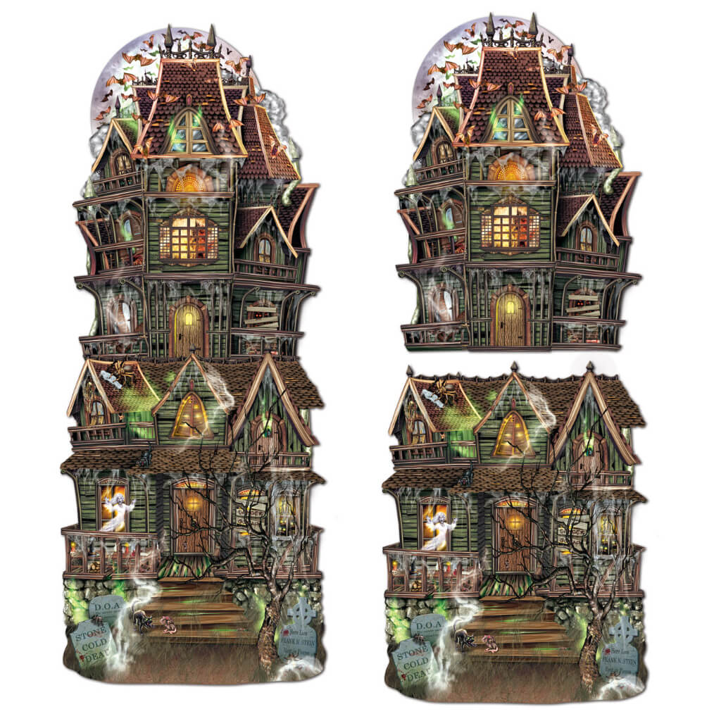 Cut-Outs Jumbo Haunted House 24.5in 