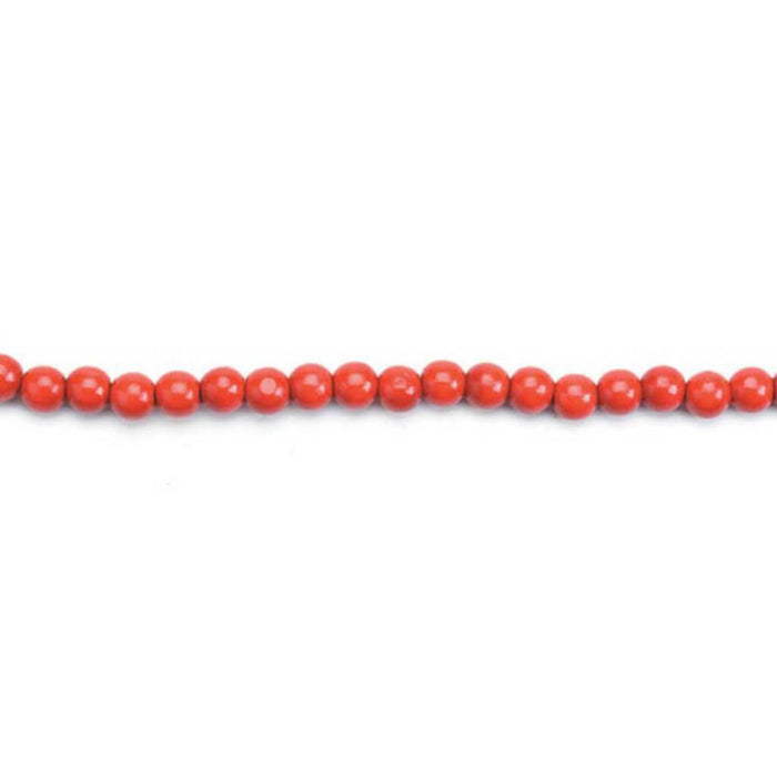 Bead Garland Wood Burgundy & Red 14mm x 9 feet 