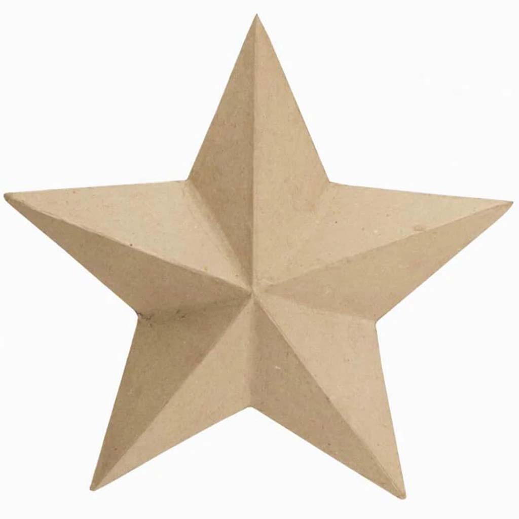 PAPER MACHE STAR 